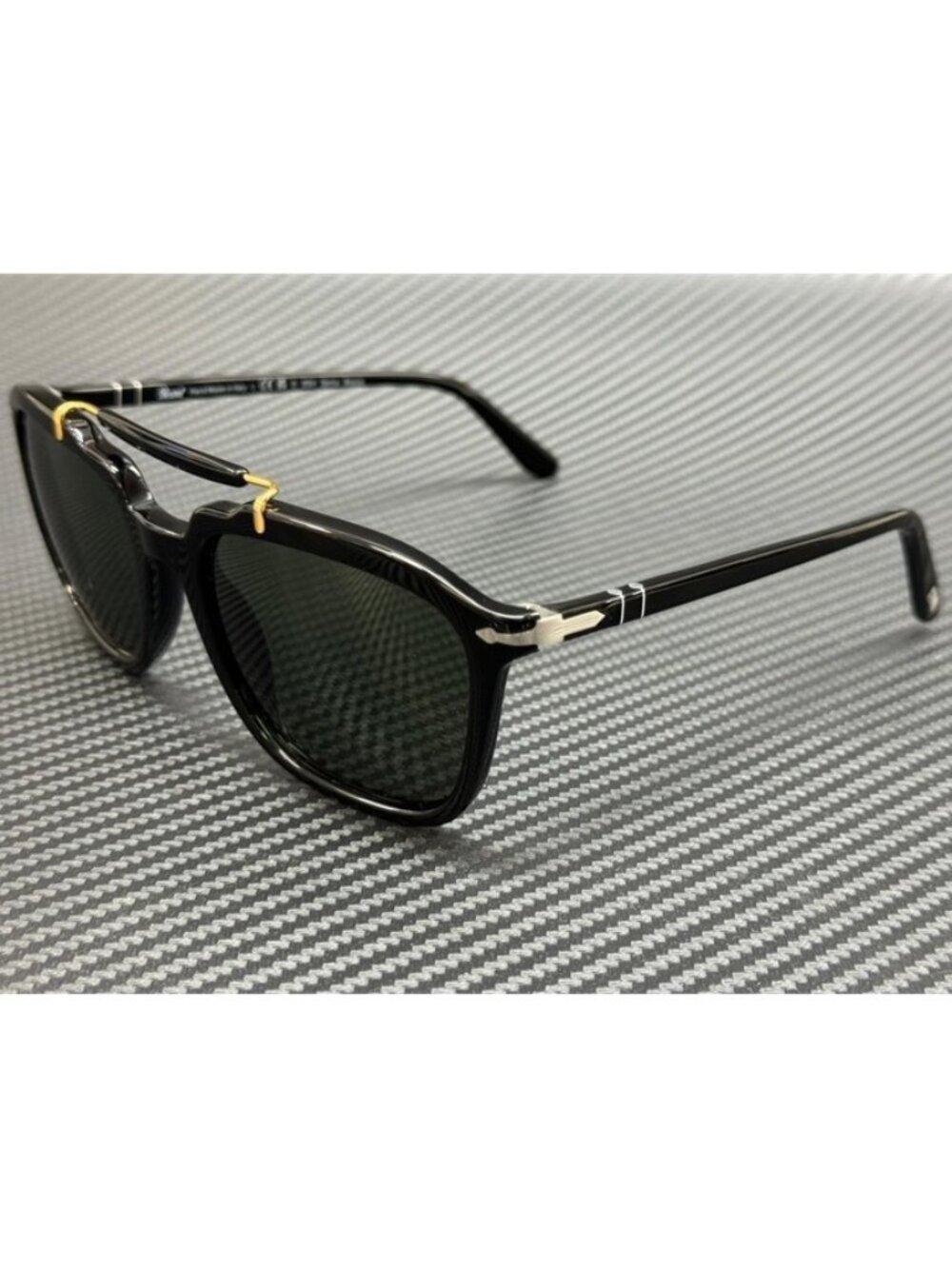 New Persol Men Black Sunglasses 57-20-145